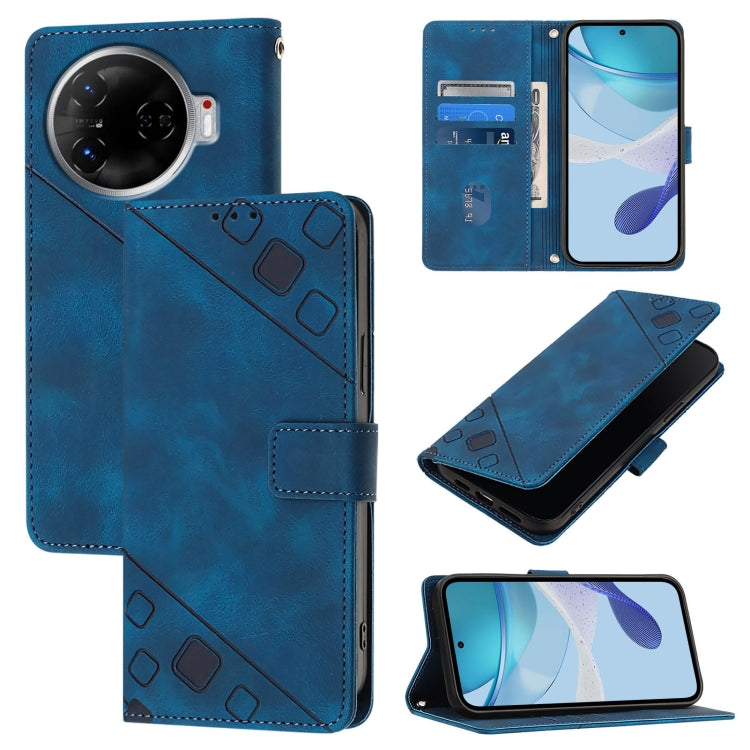 Skin Feel Embossed Leather Phone Case, For Tecno Camon 50 4G, For Tecno Spark Slim 5G, For Tecno Camon 40 Pro 4G, For Tecno Camon 40 Premier, For Tecno Camon 40 4G, For Tecno Spark 30 5G / Pova 6 Neo 5G, For Tecno Spark 30C 5G / Pop 9 5G, For Tecno Pop...