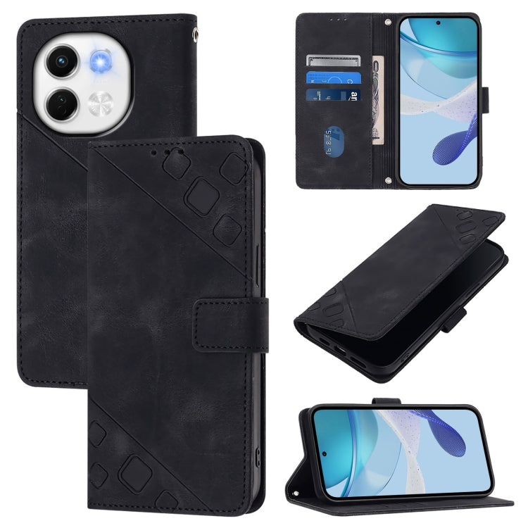 Skin Feel Embossed Leather Phone Case, For Tecno Camon 50 4G, For Tecno Spark Slim 5G, For Tecno Camon 40 Pro 4G, For Tecno Camon 40 Premier, For Tecno Camon 40 4G, For Tecno Spark 30 5G / Pova 6 Neo 5G, For Tecno Spark 30C 5G / Pop 9 5G, For Tecno Pop...