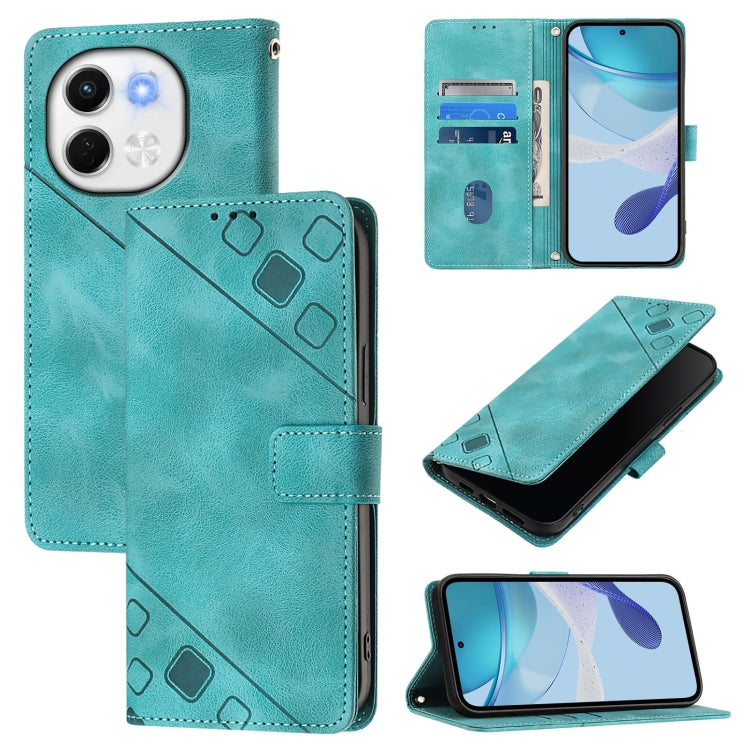 Skin Feel Embossed Leather Phone Case, For Tecno Camon 50 4G, For Tecno Spark Slim 5G, For Tecno Camon 40 Pro 4G, For Tecno Camon 40 Premier, For Tecno Camon 40 4G, For Tecno Spark 30 5G / Pova 6 Neo 5G, For Tecno Spark 30C 5G / Pop 9 5G, For Tecno Pop...