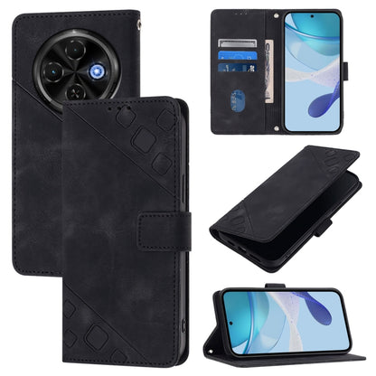 Skin Feel Embossed Leather Phone Case, For Tecno Camon 50 4G, For Tecno Spark Slim 5G, For Tecno Camon 40 Pro 4G, For Tecno Camon 40 Premier, For Tecno Camon 40 4G, For Tecno Spark 30 5G / Pova 6 Neo 5G, For Tecno Spark 30C 5G / Pop 9 5G, For Tecno Pop...