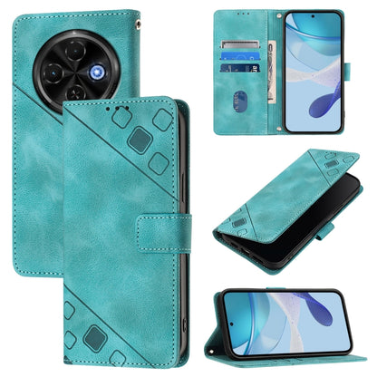 Skin Feel Embossed Leather Phone Case, For Tecno Camon 50 4G, For Tecno Spark Slim 5G, For Tecno Camon 40 Pro 4G, For Tecno Camon 40 Premier, For Tecno Camon 40 4G, For Tecno Spark 30 5G / Pova 6 Neo 5G, For Tecno Spark 30C 5G / Pop 9 5G, For Tecno Pop...
