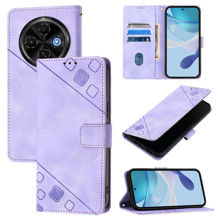 Skin Feel Embossed Leather Phone Case, For Tecno Camon 50 4G, For Tecno Spark Slim 5G, For Tecno Camon 40 Pro 4G, For Tecno Camon 40 Premier, For Tecno Camon 40 4G, For Tecno Spark 30 5G / Pova 6 Neo 5G, For Tecno Spark 30C 5G / Pop 9 5G, For Tecno Pop...