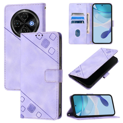 Skin Feel Embossed Leather Phone Case, For Tecno Camon 50 4G, For Tecno Spark Slim 5G, For Tecno Camon 40 Pro 4G, For Tecno Camon 40 Premier, For Tecno Camon 40 4G, For Tecno Spark 30 5G / Pova 6 Neo 5G, For Tecno Spark 30C 5G / Pop 9 5G, For Tecno Pop...