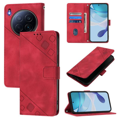Skin Feel Embossed Leather Phone Case, For Tecno Camon 50 4G, For Tecno Spark Slim 5G, For Tecno Camon 40 Pro 4G, For Tecno Camon 40 Premier, For Tecno Camon 40 4G, For Tecno Spark 30 5G / Pova 6 Neo 5G, For Tecno Spark 30C 5G / Pop 9 5G, For Tecno Pop...