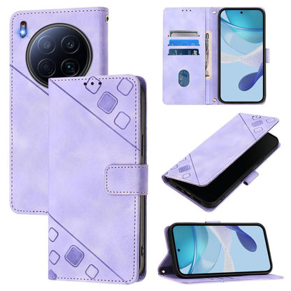 Skin Feel Embossed Leather Phone Case, For Tecno Camon 50 4G, For Tecno Spark Slim 5G, For Tecno Camon 40 Pro 4G, For Tecno Camon 40 Premier, For Tecno Camon 40 4G, For Tecno Spark 30 5G / Pova 6 Neo 5G, For Tecno Spark 30C 5G / Pop 9 5G, For Tecno Pop...