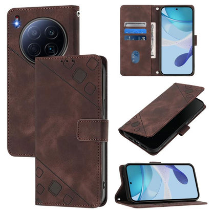 Skin Feel Embossed Leather Phone Case, For Tecno Camon 50 4G, For Tecno Spark Slim 5G, For Tecno Camon 40 Pro 4G, For Tecno Camon 40 Premier, For Tecno Camon 40 4G, For Tecno Spark 30 5G / Pova 6 Neo 5G, For Tecno Spark 30C 5G / Pop 9 5G, For Tecno Pop...