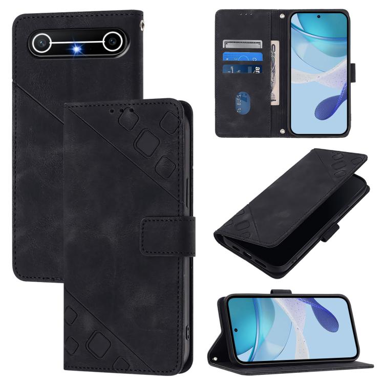 Skin Feel Embossed Leather Phone Case, For Tecno Camon 50 4G, For Tecno Spark Slim 5G, For Tecno Camon 40 Pro 4G, For Tecno Camon 40 Premier, For Tecno Camon 40 4G, For Tecno Spark 30 5G / Pova 6 Neo 5G, For Tecno Spark 30C 5G / Pop 9 5G, For Tecno Pop...