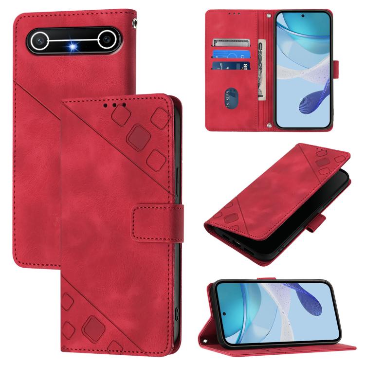 Skin Feel Embossed Leather Phone Case, For Tecno Camon 50 4G, For Tecno Spark Slim 5G, For Tecno Camon 40 Pro 4G, For Tecno Camon 40 Premier, For Tecno Camon 40 4G, For Tecno Spark 30 5G / Pova 6 Neo 5G, For Tecno Spark 30C 5G / Pop 9 5G, For Tecno Pop...