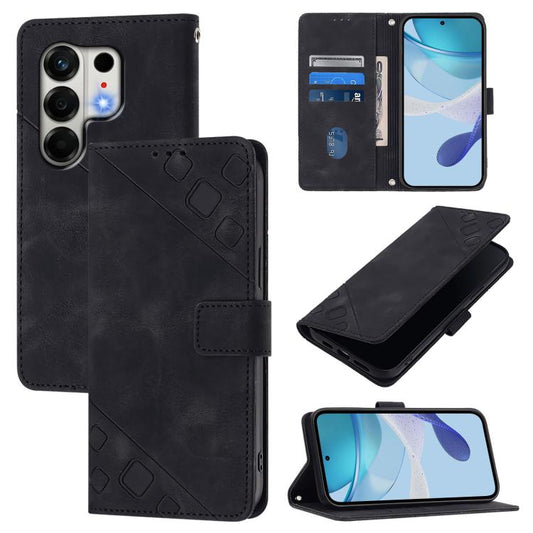 Skin Feel Embossed Leather Phone Case, For Tecno Camon 50 4G, For Tecno Spark Slim 5G, For Tecno Camon 40 Pro 4G, For Tecno Camon 40 Premier, For Tecno Camon 40 4G, For Tecno Spark 30 5G / Pova 6 Neo 5G, For Tecno Spark 30C 5G / Pop 9 5G, For Tecno Pop...