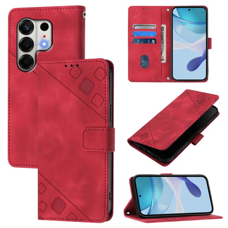 Skin Feel Embossed Leather Phone Case, For Tecno Camon 50 4G, For Tecno Spark Slim 5G, For Tecno Camon 40 Pro 4G, For Tecno Camon 40 Premier, For Tecno Camon 40 4G, For Tecno Spark 30 5G / Pova 6 Neo 5G, For Tecno Spark 30C 5G / Pop 9 5G, For Tecno Pop...