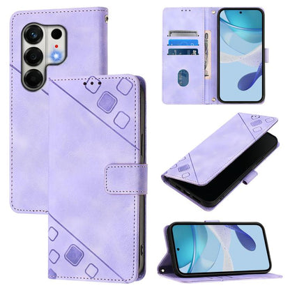 Skin Feel Embossed Leather Phone Case, For Tecno Camon 50 4G, For Tecno Spark Slim 5G, For Tecno Camon 40 Pro 4G, For Tecno Camon 40 Premier, For Tecno Camon 40 4G, For Tecno Spark 30 5G / Pova 6 Neo 5G, For Tecno Spark 30C 5G / Pop 9 5G, For Tecno Pop...