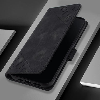 Skin Feel Embossed Leather Phone Case, For Tecno Spark 6 Go / Go 2020