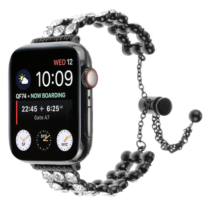 Rhinestone Metal Bracelet Watch Band, For Apple Watch SE 2023 44mm, For Apple Watch SE 2023 40mm, For Apple Watch Ultra 2 49mm, For Apple Watch Series 9 45mm, For Apple Watch Series 9 41mm, For Apple Watch Ultra 49mm, For Apple Watch Series 8 41mm     ...