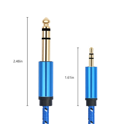 3662-3662BK 3.5mm Male to 6.35mm Male Stereo Amplifier Audio Cable, 1m, 2m, 3m