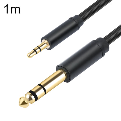 3662-3662BK 3.5mm Male to 6.35mm Male Stereo Amplifier Audio Cable, 1m, 2m, 3m
