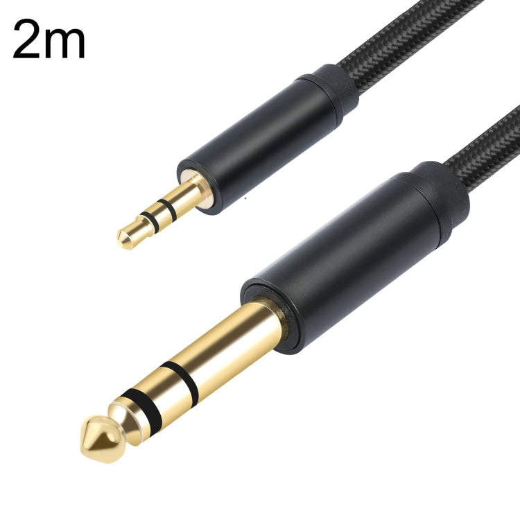 3662-3662BK 3.5mm Male to 6.35mm Male Stereo Amplifier Audio Cable, 1m, 2m, 3m