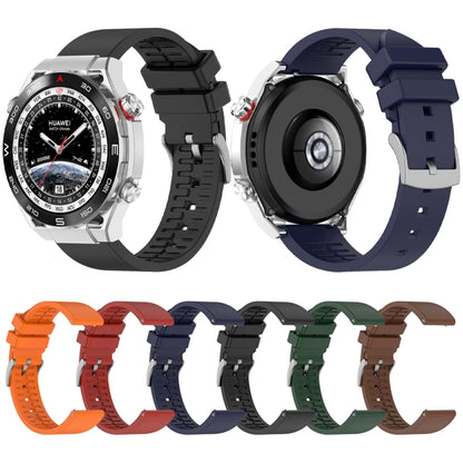 Fluororubber Watch Band Wristband, 20mm, 22mm