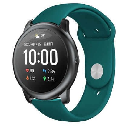 Silicone Reverse Buckle Replacement Wrist Strap, For Xiaomi Haylou Solar