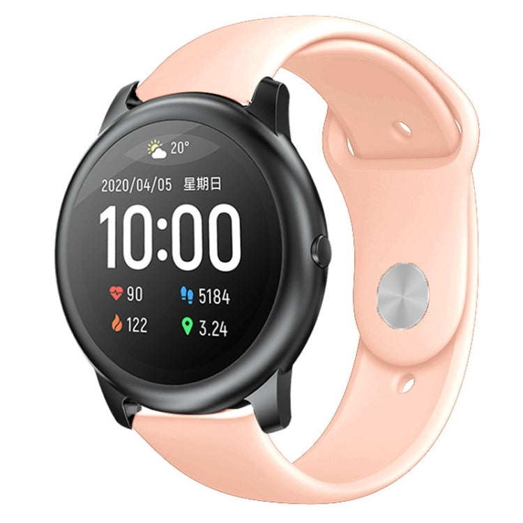 Silicone Reverse Buckle Replacement Wrist Strap, For Xiaomi Haylou Solar