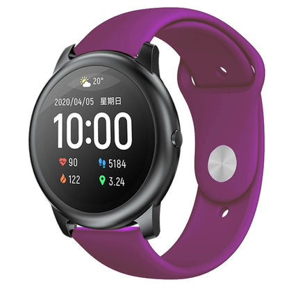 Silicone Reverse Buckle Replacement Wrist Strap, For Xiaomi Haylou Solar