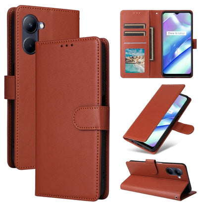 3-Card Slots Multifunctional Leather Phone Case, For Realme 16 5G Global, For Realme 16 Pro+ 5G Global, For Realme 16 Pro 5G Global, For Realme 14 5G, For Realme 14 Pro+ 5G Global, For Realme 14 Pro 5G Global, For Realme C75 4G / 14X 5G Global         ...
