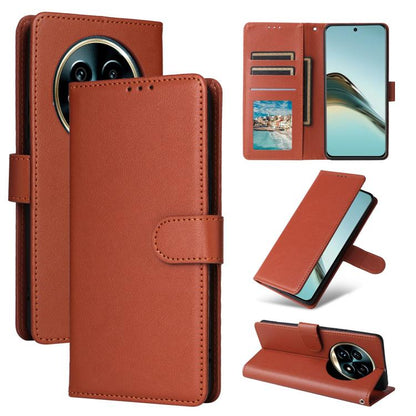 3-Card Slots Multifunctional Leather Phone Case, For Realme 16 5G Global, For Realme 16 Pro+ 5G Global, For Realme 16 Pro 5G Global, For Realme 14 5G, For Realme 14 Pro+ 5G Global, For Realme 14 Pro 5G Global, For Realme C75 4G / 14X 5G Global         ...