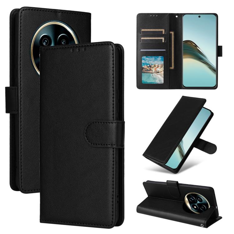 3-Card Slots Multifunctional Leather Phone Case, For Realme 16 5G Global, For Realme 16 Pro+ 5G Global, For Realme 16 Pro 5G Global, For Realme 14 5G, For Realme 14 Pro+ 5G Global, For Realme 14 Pro 5G Global, For Realme C75 4G / 14X 5G Global         ...