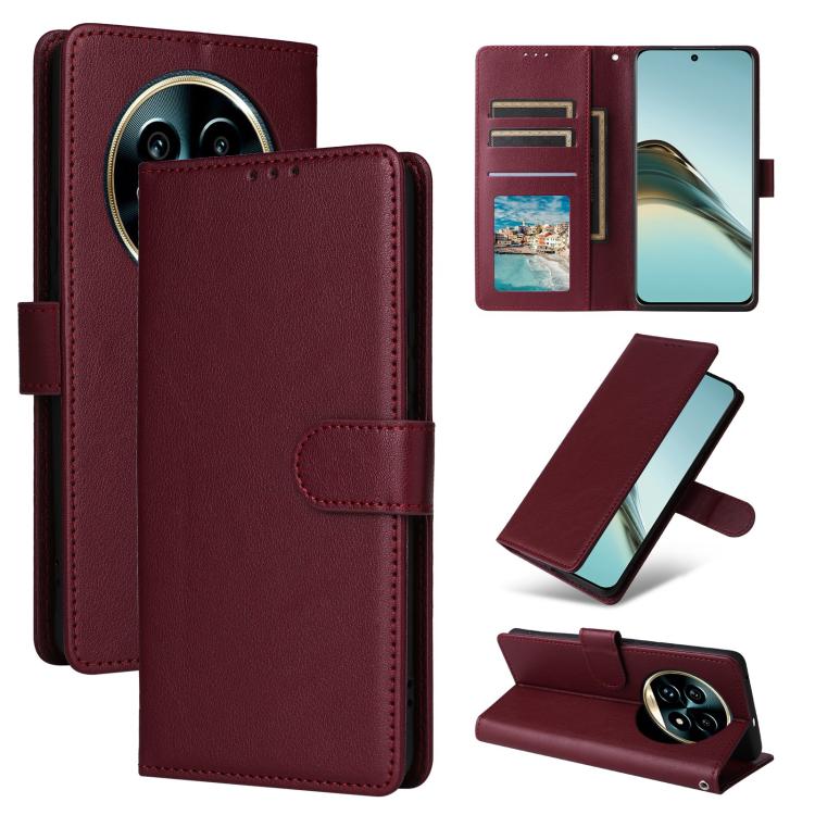 3-Card Slots Multifunctional Leather Phone Case, For Realme 16 5G Global, For Realme 16 Pro+ 5G Global, For Realme 16 Pro 5G Global, For Realme 14 5G, For Realme 14 Pro+ 5G Global, For Realme 14 Pro 5G Global, For Realme C75 4G / 14X 5G Global         ...