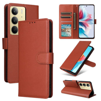 3-Card Slots Multifunctional Leather Phone Case, For Realme 16 5G Global, For Realme 16 Pro+ 5G Global, For Realme 16 Pro 5G Global, For Realme 14 5G, For Realme 14 Pro+ 5G Global, For Realme 14 Pro 5G Global, For Realme C75 4G / 14X 5G Global         ...