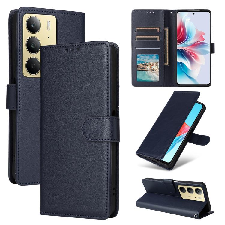 3-Card Slots Multifunctional Leather Phone Case, For Realme 16 5G Global, For Realme 16 Pro+ 5G Global, For Realme 16 Pro 5G Global, For Realme 14 5G, For Realme 14 Pro+ 5G Global, For Realme 14 Pro 5G Global, For Realme C75 4G / 14X 5G Global         ...