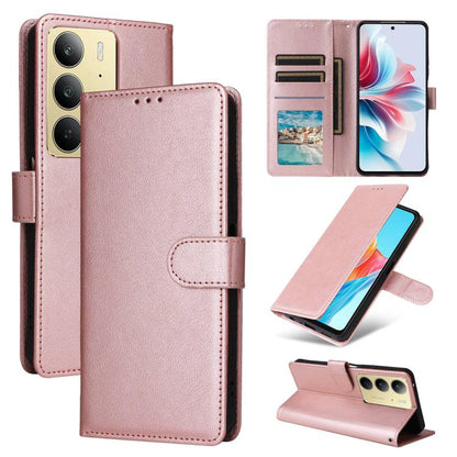 3-Card Slots Multifunctional Leather Phone Case, For Realme 16 5G Global, For Realme 16 Pro+ 5G Global, For Realme 16 Pro 5G Global, For Realme 14 5G, For Realme 14 Pro+ 5G Global, For Realme 14 Pro 5G Global, For Realme C75 4G / 14X 5G Global         ...