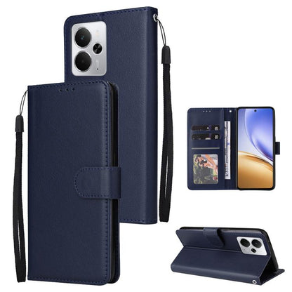 3-Card Slots Multifunctional Leather Phone Case, For Realme 16 5G Global, For Realme 16 Pro+ 5G Global, For Realme 16 Pro 5G Global, For Realme 14 5G, For Realme 14 Pro+ 5G Global, For Realme 14 Pro 5G Global, For Realme C75 4G / 14X 5G Global         ...