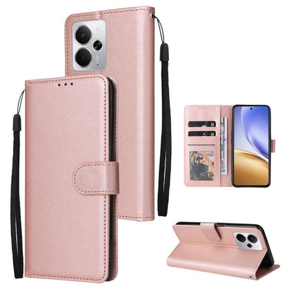 3-Card Slots Multifunctional Leather Phone Case, For Realme 16 5G Global, For Realme 16 Pro+ 5G Global, For Realme 16 Pro 5G Global, For Realme 14 5G, For Realme 14 Pro+ 5G Global, For Realme 14 Pro 5G Global, For Realme C75 4G / 14X 5G Global         ...