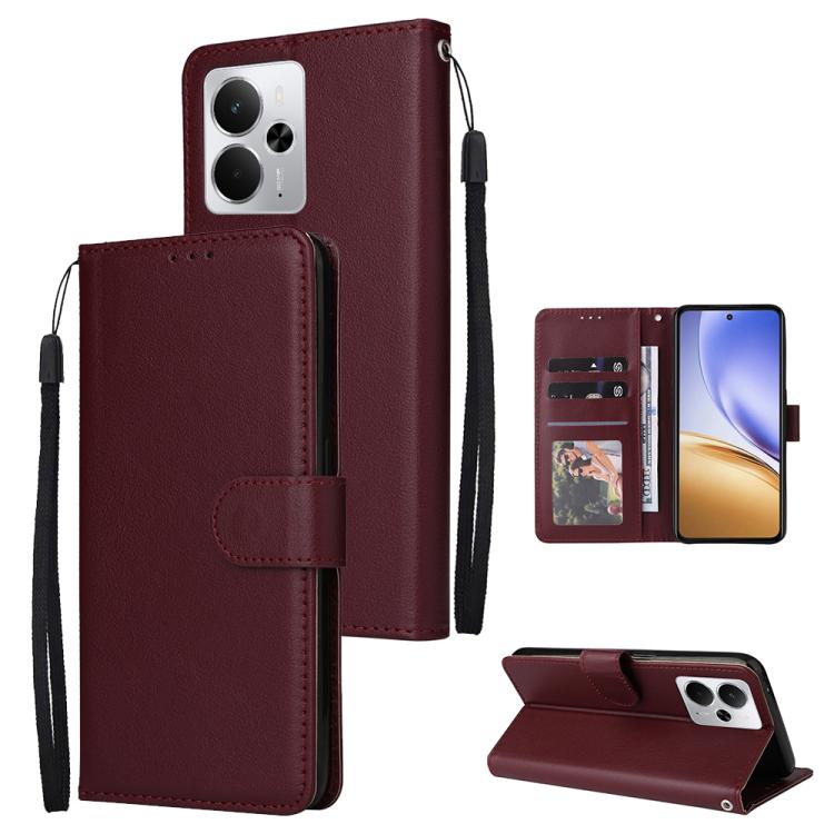 3-Card Slots Multifunctional Leather Phone Case, For Realme 16 5G Global, For Realme 16 Pro+ 5G Global, For Realme 16 Pro 5G Global, For Realme 14 5G, For Realme 14 Pro+ 5G Global, For Realme 14 Pro 5G Global, For Realme C75 4G / 14X 5G Global         ...