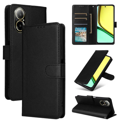 3-Card Slots Multifunctional Leather Phone Case, For Realme 16 5G Global, For Realme 16 Pro+ 5G Global, For Realme 16 Pro 5G Global, For Realme 14 5G, For Realme 14 Pro+ 5G Global, For Realme 14 Pro 5G Global, For Realme C75 4G / 14X 5G Global         ...