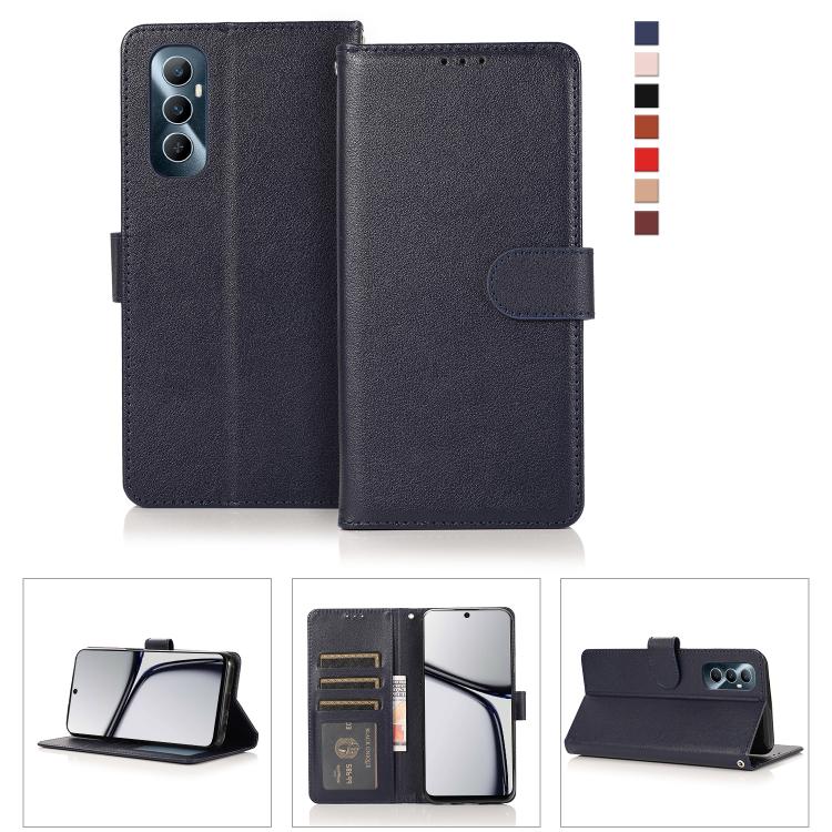3-Card Slots Multifunctional Leather Phone Case, For Realme 16 5G Global, For Realme 16 Pro+ 5G Global, For Realme 16 Pro 5G Global, For Realme 14 5G, For Realme 14 Pro+ 5G Global, For Realme 14 Pro 5G Global, For Realme C75 4G / 14X 5G Global         ...