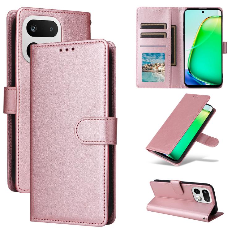 3-Card Slots Multifunctional Leather Phone Case, For Realme 16 5G Global, For Realme 16 Pro+ 5G Global, For Realme 16 Pro 5G Global, For Realme 14 5G, For Realme 14 Pro+ 5G Global, For Realme 14 Pro 5G Global, For Realme C75 4G / 14X 5G Global         ...