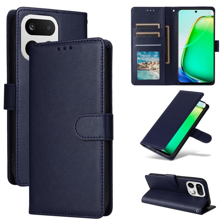 3-Card Slots Multifunctional Leather Phone Case, For Realme 16 5G Global, For Realme 16 Pro+ 5G Global, For Realme 16 Pro 5G Global, For Realme 14 5G, For Realme 14 Pro+ 5G Global, For Realme 14 Pro 5G Global, For Realme C75 4G / 14X 5G Global         ...