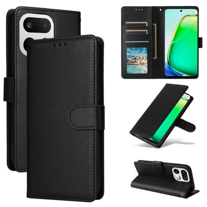 3-Card Slots Multifunctional Leather Phone Case, For Realme 16 5G Global, For Realme 16 Pro+ 5G Global, For Realme 16 Pro 5G Global, For Realme 14 5G, For Realme 14 Pro+ 5G Global, For Realme 14 Pro 5G Global, For Realme C75 4G / 14X 5G Global         ...