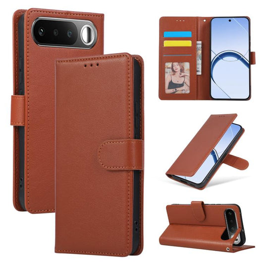 3-Card Slots Multifunctional Leather Phone Case, For Realme 16 5G Global, For Realme 16 Pro+ 5G Global, For Realme 16 Pro 5G Global, For Realme 14 5G, For Realme 14 Pro+ 5G Global, For Realme 14 Pro 5G Global, For Realme C75 4G / 14X 5G Global