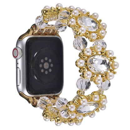 Beaded Pearl Gemstone Bracelet Watch Band, For Apple Watch 42mm, For Apple Watch 38mm