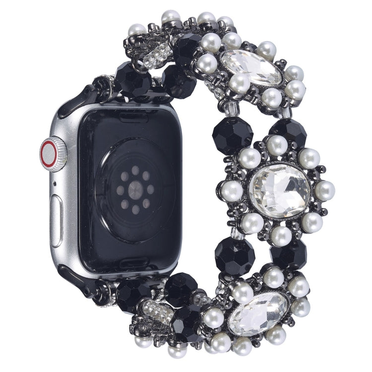 Beaded Pearl Gemstone Bracelet Watch Band, For Apple Watch 42mm, For Apple Watch 38mm