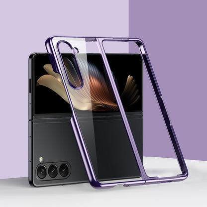 6D Electroplating PC Shockproof Phone Case, For Galaxy Z Fold8 Ultra 5G, For Galaxy Z Flip8 5G, For Samsung Galaxy Z Flip7, For Samsung Galaxy Z Flip6, For Samsung Galaxy Z Fold6