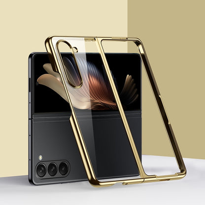 6D Electroplating PC Shockproof Phone Case, For Galaxy Z Fold8 Ultra 5G, For Galaxy Z Flip8 5G, For Samsung Galaxy Z Flip7, For Samsung Galaxy Z Flip6, For Samsung Galaxy Z Fold6