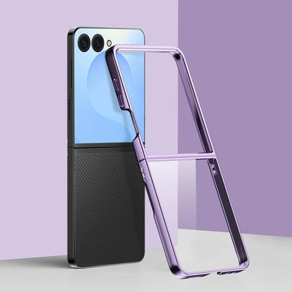 6D Electroplating PC Shockproof Phone Case, For Galaxy Z Fold8 Ultra 5G, For Galaxy Z Flip8 5G, For Samsung Galaxy Z Flip7, For Samsung Galaxy Z Flip6, For Samsung Galaxy Z Fold6