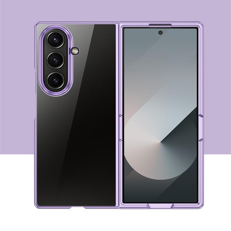6D Electroplating PC Shockproof Phone Case, For Galaxy Z Fold8 Ultra 5G, For Galaxy Z Flip8 5G, For Samsung Galaxy Z Flip7, For Samsung Galaxy Z Flip6, For Samsung Galaxy Z Fold6
