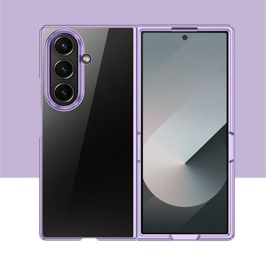 6D Electroplating PC Shockproof Phone Case, For Galaxy Z Fold8 Ultra 5G, For Galaxy Z Flip8 5G, For Samsung Galaxy Z Flip7, For Samsung Galaxy Z Flip6, For Samsung Galaxy Z Fold6