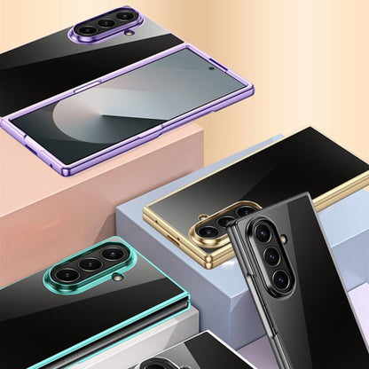 6D Electroplating PC Shockproof Phone Case, For Galaxy Z Fold8 Ultra 5G, For Galaxy Z Flip8 5G, For Samsung Galaxy Z Flip7, For Samsung Galaxy Z Flip6, For Samsung Galaxy Z Fold6