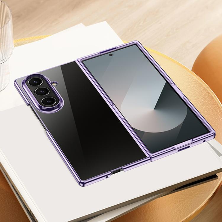6D Electroplating PC Shockproof Phone Case, For Galaxy Z Fold8 Ultra 5G, For Galaxy Z Flip8 5G, For Samsung Galaxy Z Flip7, For Samsung Galaxy Z Flip6, For Samsung Galaxy Z Fold6