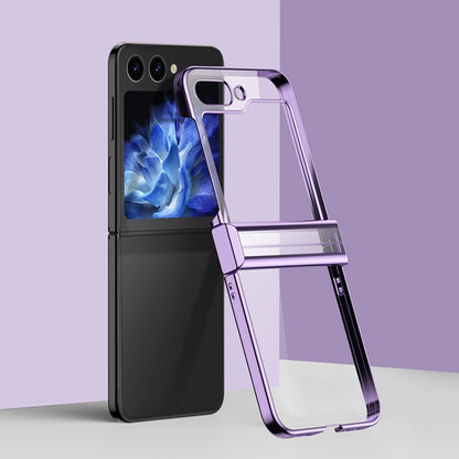Three Parts 6D Electroplating PC Shockproof Phone Case, For Galaxy Z Fold8 Ultra 5G, For Galaxy Z Flip8 5G, For Samsung Galaxy Z Flip7 FE / Flip6, For Samsung Galaxy Z Fold7 5G, For Samsung Galaxy Z Flip7 5G, For Samsung Galaxy Z Fold6